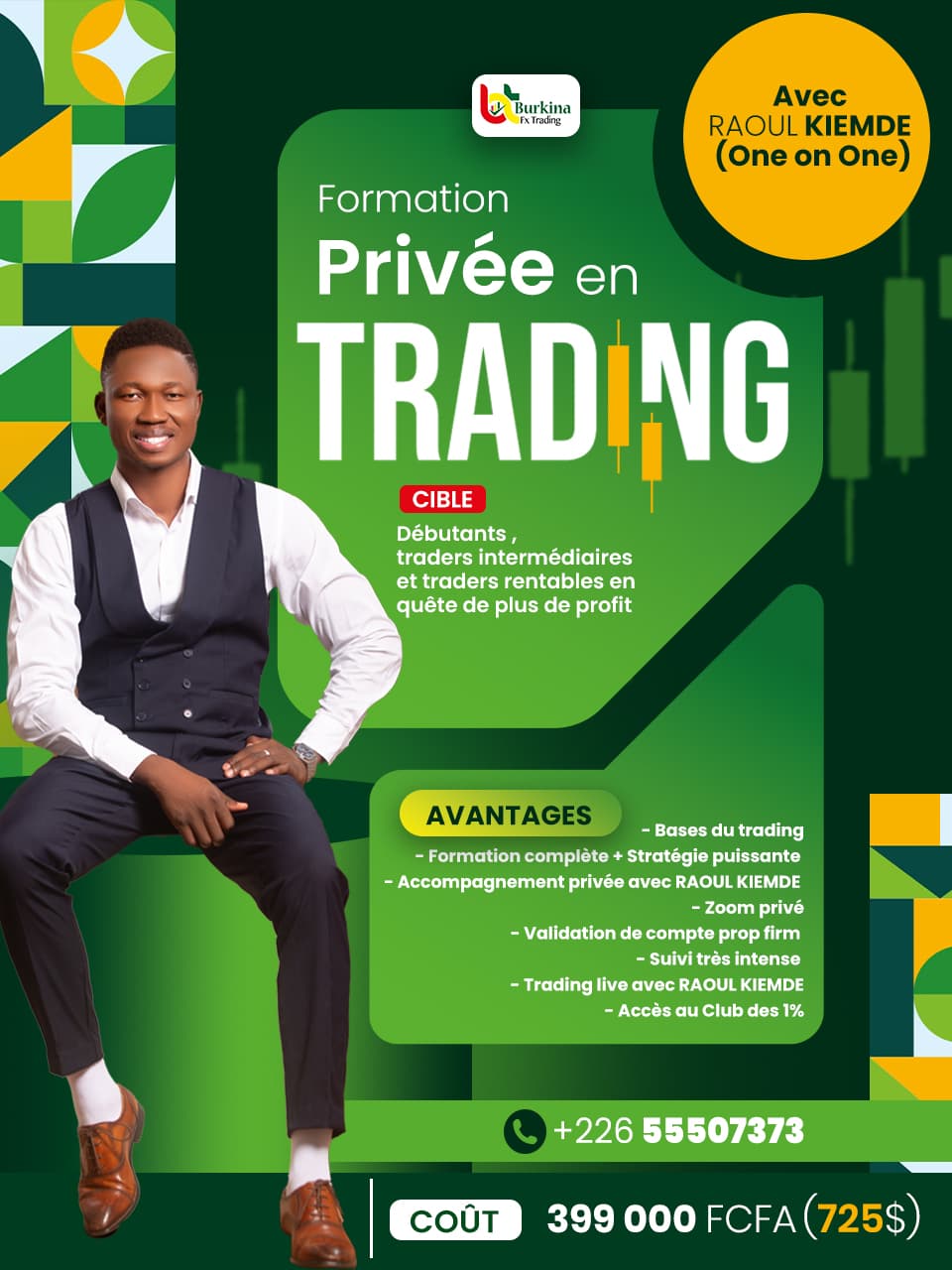 FORMATION PRIVÉE avec RAOUL KIEMDE (One on One)